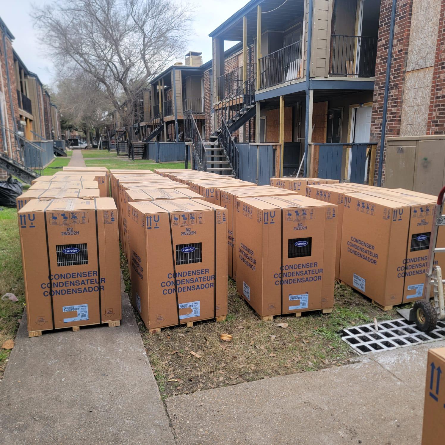 professional-grade HVAC parts and materials for a Briar Forest home