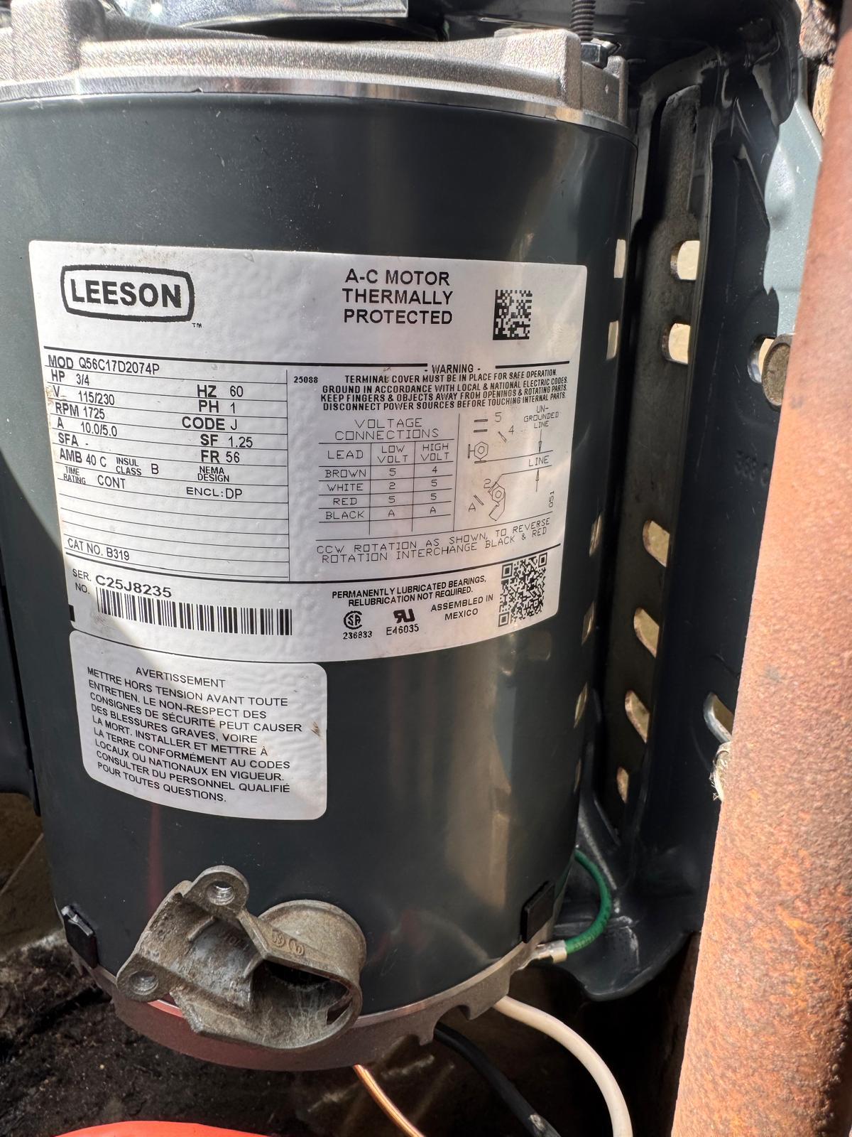 AC Motor Installation — Houston TX