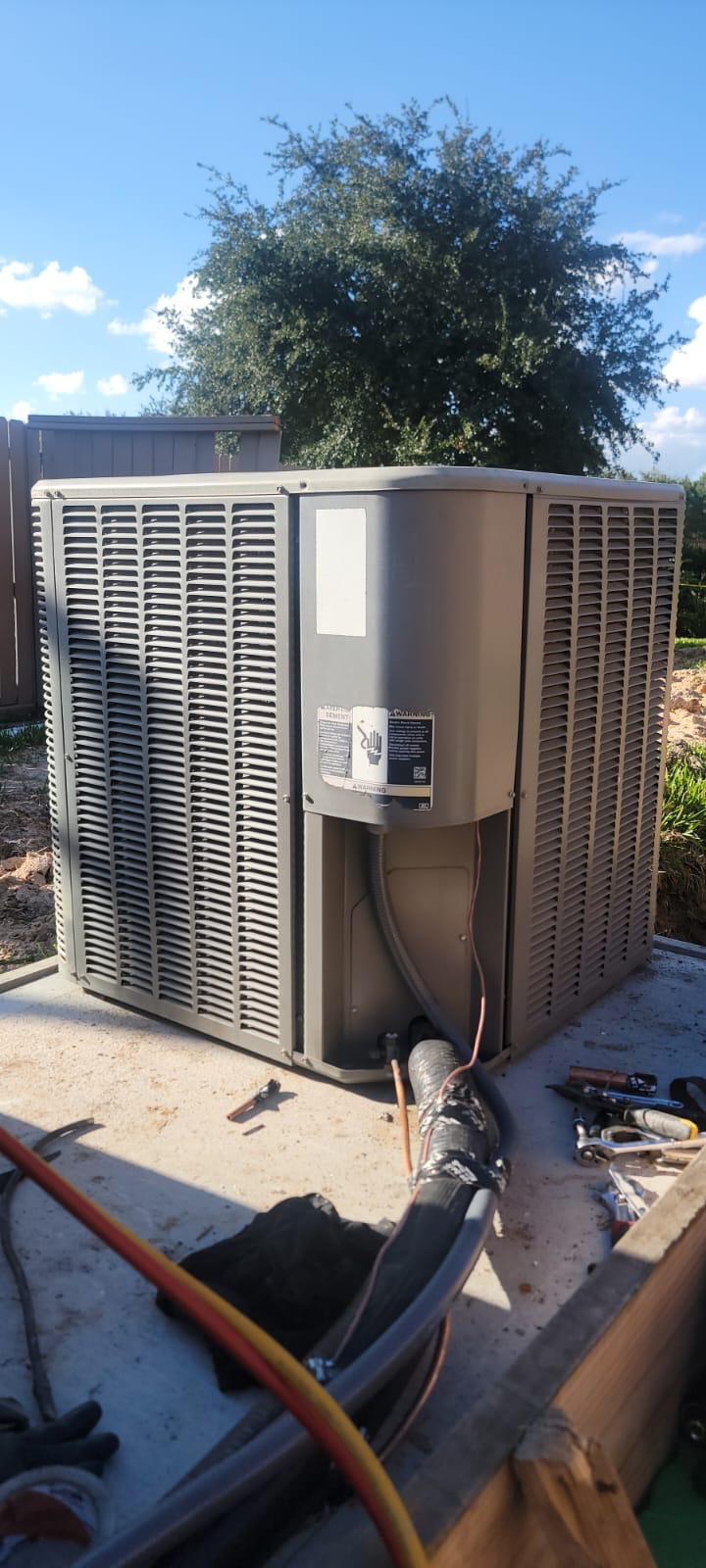 Outside Units Installation — Houston TX