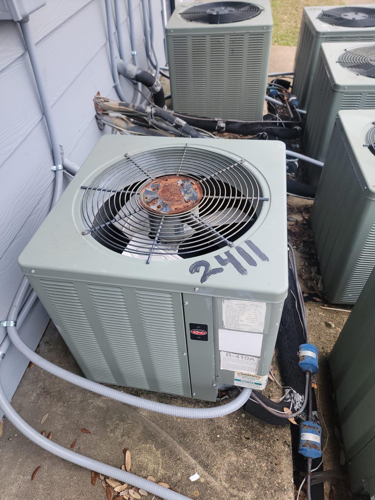 Outside Units Installation — Houston TX