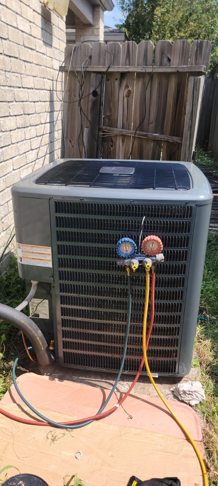 Outside Units Installation — Houston TX